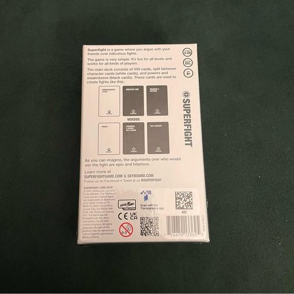 Skybound Superfight An Absurd Superpower Arguments Card Game NIB - Picture 2 of 2